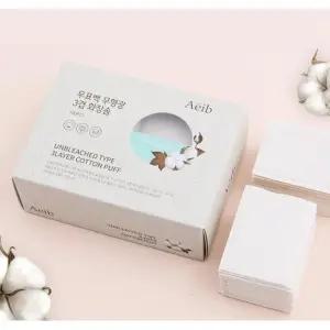 [에스에스_62]클렌징화장솜 메이크업 스킨솜 3겹 100맥 1P