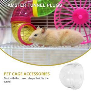 3Pcs 애완 동물 터널 플러그 외부 인터페이스 소형 케이지  햄스터 탈출 방지