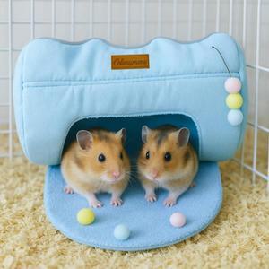 햄스터 은신처 다람쥐 금사곰 터널 놀이 숨숨집 보온성  소형 애완동물 용품