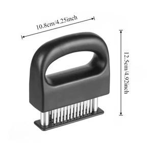 1개 고기 연화기 48-프롱 스테인리스 스틸 스텐 비프 텐더라이저 스테이크 망치 바베큐용 호환 가정용