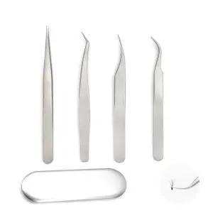 [에스에스_62]파츠핀셋 스테인레스 고급정밀 핀셋 4종세트