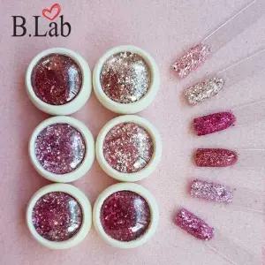 [에스에스_62]뷰랩 샤이니 네일글리터 핑크판타지 6종세트