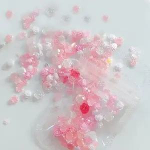 [에스에스_62]장미 투명스톤 플라워 스톤 믹스 세트 6종