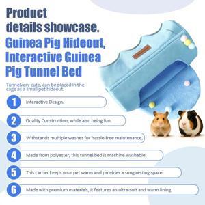 햄스터 은신처  놀이 숨숨집 기니피그 가을 겨울 보온 소형 애완동물 용품 터널