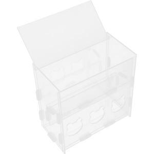 투명 아크릴 루틴 치킨 급식기 자동 급이기 다용도 앵무새 조류 가금류 상자 팜하우스