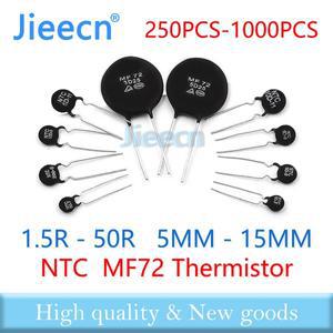 NTC MF72 서미스터 5-15MM 1.5R 3R 5R 8R 10R 12R 16R 20R 22R 47R OHM 10D-5 10D-11