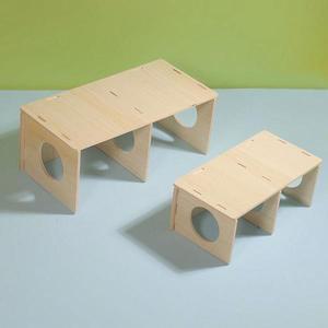 햄스터 다람쥐  나무 은신처 고슴도치 집 은신처 작은 애완 동물 침실 닭 1pc