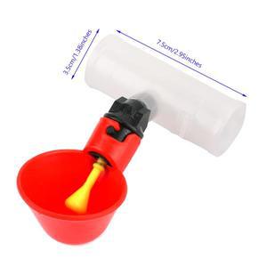 물 물컵 닭 급수기 자동 가금류 음용자 급식 부품 4개