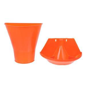 1개 대용량 플라스틱 새끼돼지 사료통  디자인의 분리형 먹이통 농장 가축용 녹 방지 물로 세척 가능