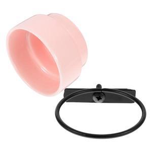 걸이식 세라믹 새 모양 그릇 분리형 핑크색 앵무새 케이지 사료 물통 가정 정원 먹이통