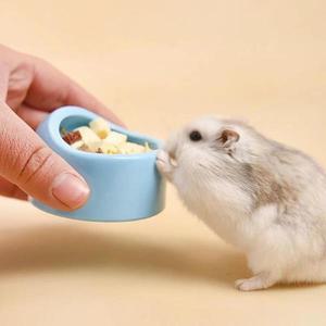 모조 세라믹 방지 플래닝 애완 동물 먹이 그릇 햄스터 음식  ABS 새 작은 용품