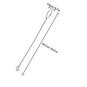 2개들이 새장용 호환 스테인리스 스틸 스텐 걸이식 사료통 야채 과일 꽂이 앵무새 잉꼬 버디용 호환 먹이