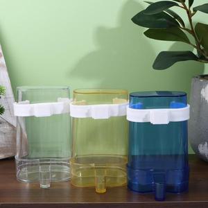 2/4pcs 플라스틱 새 물통 자동 급수기 앵무새 카나리아 잔챙새 케이지 먹이 용품