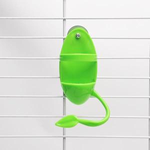 1개 새장 먹이통 새용 호환 오징어뼈통 채소 과일통 앵무새 코카티엘용 호환 부품