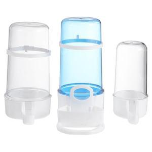 3개입 안전 순한 플라스틱 자동 새 급수기 작은 새 앵무새 카나리아 라크 애완용품 물통