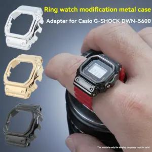 호환 DWN-5600 카시오 G-SHOCK 50주년 기념용 스테인레스 스틸 시계 케이스 dwn-5600 시리즈 링 시계 목걸
