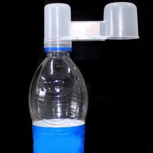 1개 화이트 플라스틱 새 먹이통 투명 물병 음수컵 애완동물 급식 도구 비둘기 호환 액세서리