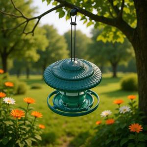 대용량 야외용 걸이식 스코픽 벌새 모이통 자동 누수 방지 조류 급식기 유인 장치