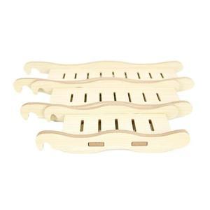 물결 모양 나무 햄스터 사다리 동물 케이지 서스펜션 브릿지 장식 등반