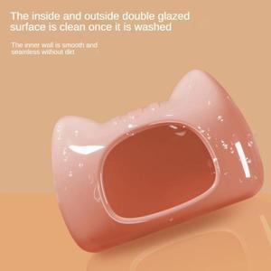 햄스터 세라믹 은신처  여름 대피 집 꽃 지점 황금 곰 케이지 조경 용품 장식품