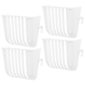 4개들이 걸이형 야채 급식기 새장 외부용 앵무새 카카테일 먹이통 설치 간편 먹이 호환 액세서리