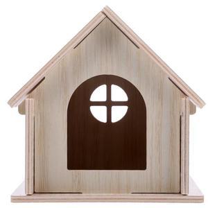 천연 나무 햄스터 은신처 집 드워프 게르빌 쥐 소형 애완동물용 안전  케이지 장식