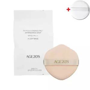 에이지20s 다이아물광샷 앰플팩트 최신상 리필+퍼프 21호