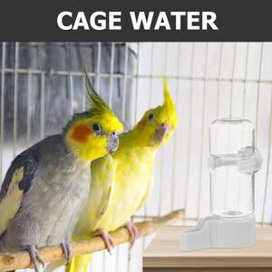 플라스틱 자동 새 물통 케이지용 호환 대용량 앵무새 비둘기 참새용 세척 간편