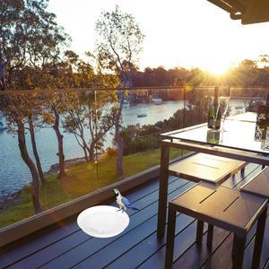 2Pcs 플라스틱 새 물그릇 교체용 호환 원형 물통 컨테이너 벌새 먹이 야외 모이통