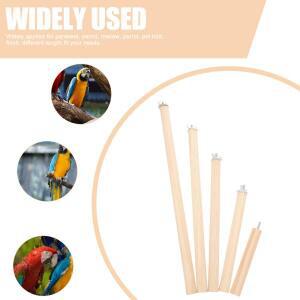 5개  나무 새 은신처대 세트 앵무새 파라케트 마카오 핀치 코카티엘용 - 케이지 스탠딩  균형잡기용