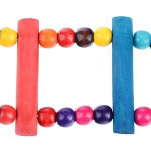 애완조용 호환 나무 사다리 등반용 호환 마카오 케이지 스날개 선반 52cm