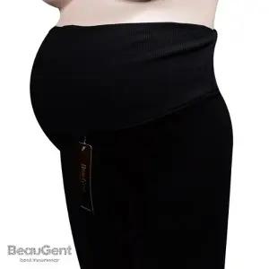 프린토리 (한겨울까지 따뜻한 밍크털 임부 융 골지 복대 레깅스 SW2111-0180