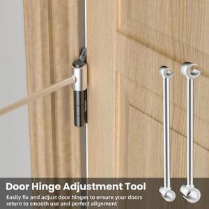 2/1pc 힌지 간격 수리 렌치 9 24 5mm 조정 가능한 스패너 도어 고정 도구 노동 절약 홈 하드웨어 볼트 DIY 설치 키트