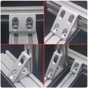 알루미늄 프로파일 직각 삼각형 블록 커넥터