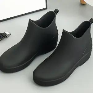 여성 베이직한 2컬러 무광 장화 레인부츠 레인20N