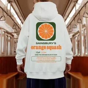 데일리 프린팅 로고 캐주얼 기모 후드티셔츠 IS-TS73