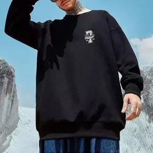 데일리 로고 루즈핏 봄 가을 맨투맨 티셔츠 IS-TS80