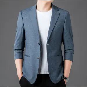 야무치 남자 데일리룩 정장자켓 정장 자켓 가을 미디움 슬림핏 코트 얇은 캐주얼 상의 KUK1