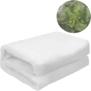 Voccray 6.5X10피트 정원 그물 해충 차단막 - 초미세 메쉬 식물 덮개 및 줄 모기 곤충 새 사슴