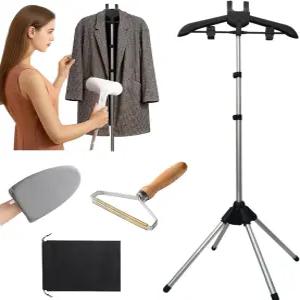 의류용 스티머 스탠드 휴대용 옷걸이용 접이식 홀더 가정용 매장 및 호텔용 액세서리