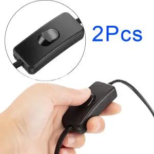 테이블 데스크 램프 코드 토글 로커 스위치 라이트 스위치 AC 250V ON/OFF 제어 LED 조명 배선 전기