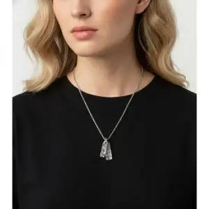 26SS 로고 테이프 메탈  에나멜 목걸이 (BN00FKF003 723)