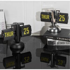 만년 탁상용 데스크테리어 달력 탁상달력 캘린더 인테리어 자동 플립