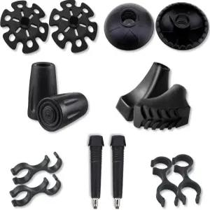 14개 지팡이 고무 팁 트레킹 폴 교체 하이킹 등산 액세서리 안정성을 위한 대부분의 장면에 맞습니다