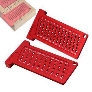 목공 스크라이브 정밀 크로스 게이지 눈금자 인치 포켓 미터법 마킹 교정 스크라이빙 알루미늄