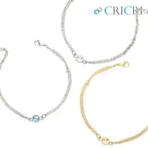 CRICRI 베이직 스와로브스키 크리스탈 제작 팔찌 VRi8+4CGb