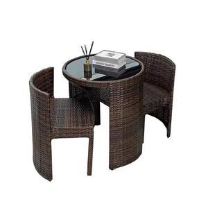 테이블과 의자 발코니 야외테이블세트 라탄 라운지 티테이블 인테리어 베란다 옥상