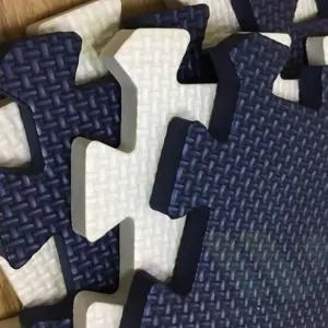 위라이즈 논슬림 쿠션 퍼즐매트 4P 네이비 60x60cm 반려견매트