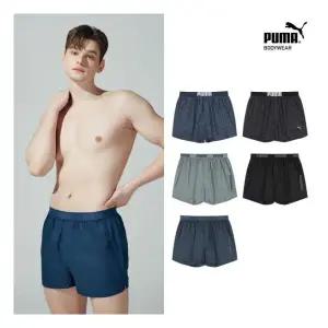 푸마바디웨어 푸마 남성 데일리 코튼 트렁크 5종세트 1949142