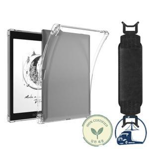 북스 커버케이스 핸드 투명 펜슬 미니 2 방지 T 스트랩 8인치 1 충격 C eBook용 홀더 7 탭 블랙 백 in